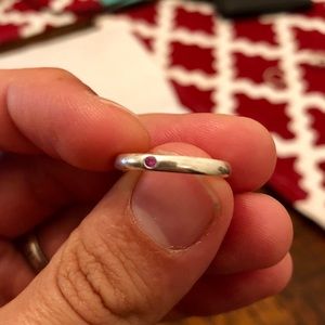 Tiffany & Co. Elsa Peretti Band w/Pink Sapphire